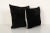 Mid-Century Modern Turkish Velvet Black Kilim Pillow Cover For Sale - Image 3 of 6
