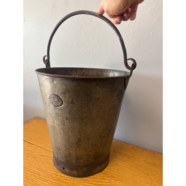Vintage English Dairy Bucket For Sale In Naples, FL - Image 6 of 9