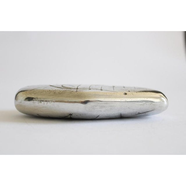 Post-Modern Abstract Pewter Sculpture by Walter Valentini, 1980 For Sale - Image 14 of 18