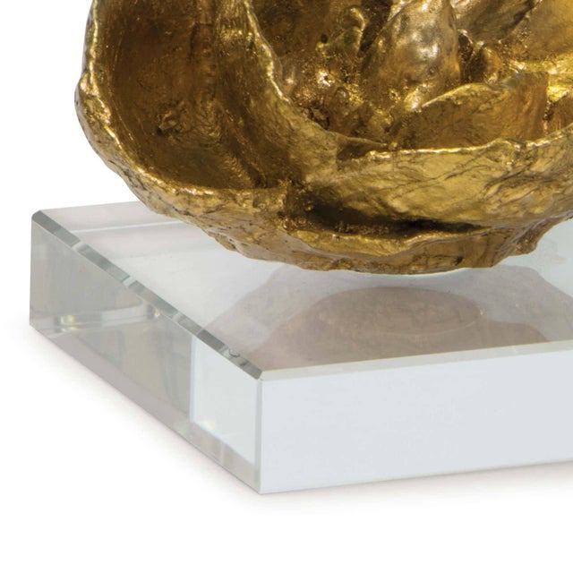 Regina Andrew Magnolia Resin Objet, Gold Leaf For Sale - Image 4 of 6