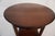 Traditional Round Wood Side Table With Lower Shelf For Sale In Los Angeles - Image 6 of 16