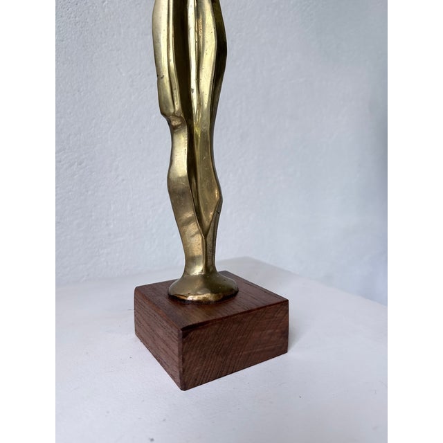 Abstract Bronze Statue of an Odalisque Couple, 1970s For Sale - Image 17 of 18