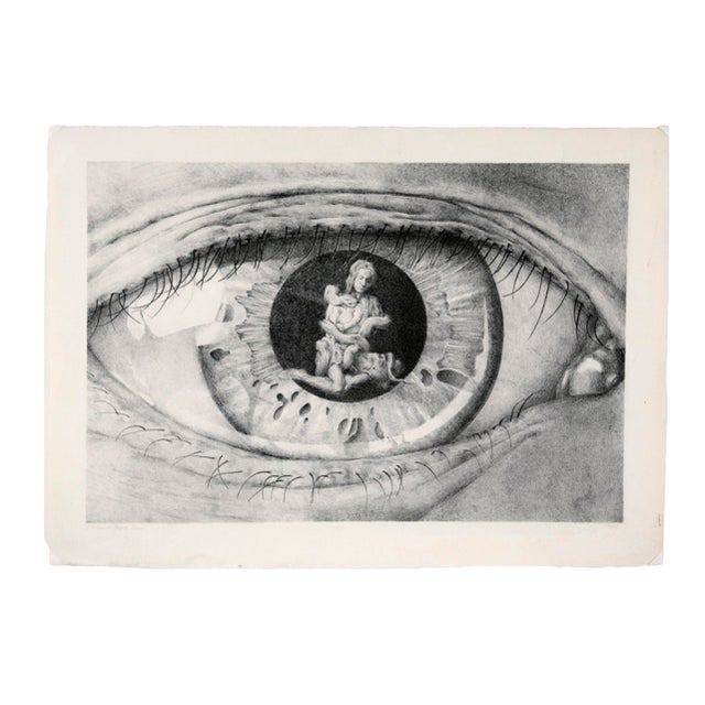 "A Midsummer Night's Dream" - Surreal Lithograph in Ink on Paper (#1/9) For Sale