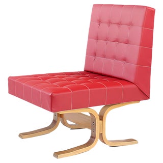Mid-Century Model Bratislava Armchair by Ludvik Volak for Drevopodnik Holesov, 1960s For Sale