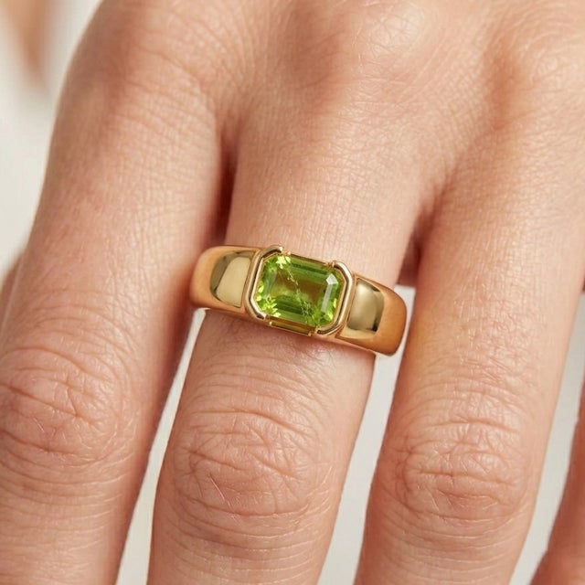 Elevate your look with a seamless balance of clean, industrial geometry and vibrant organic beauty. This striking...