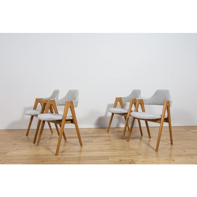 1960s Compass Dining Chairs by Kai Kristiansen for Sva Møbler, 1960s, Set of 4 For Sale - Image 5 of 18