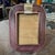 1990s 1990s Barovier Style Art Deco Pink Murano Glass and Brass Picture Frame For Sale - Image 5 of 9