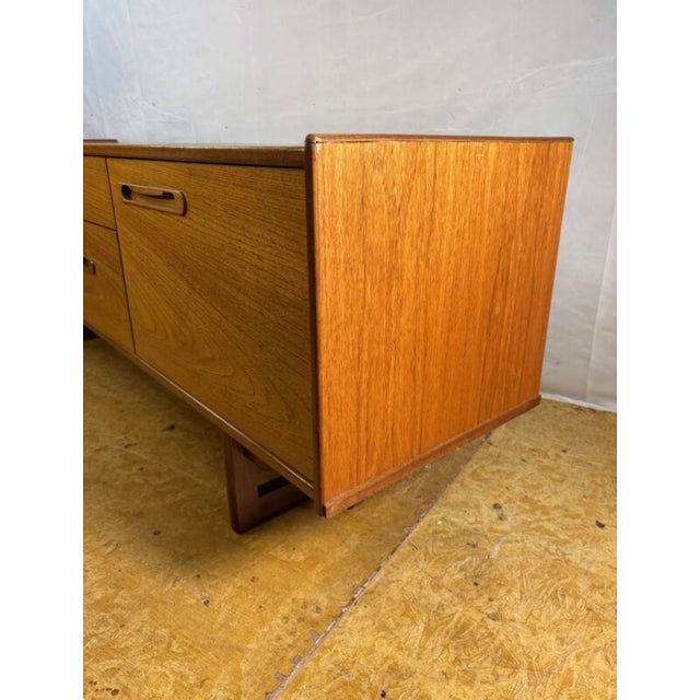 Brown Vintage Scandinavian Danish Portwood Teak Sideboard, 1960s For Sale - Image 8 of 11