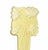 Art Nouveau Glass Sculpture in Yellow and Red, Europe, 1920s For Sale - Image 4 of 5