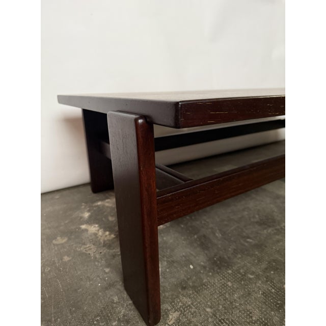 1960s Mid-Century Modern Dutch Coffee Table in Wengé from T Spectrum, 1960s For Sale - Image 5 of 6