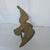 Mid 20th Century Americana Cast Brass Eagle Perched on Branch Sculpture For Sale - Image 9 of 10