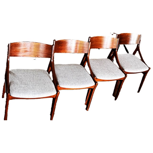 Dining Room Chairs by H. Vestervig Eriksen Tromborg, Denmark, Set of 4 For Sale - Image 4 of 18