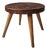 Side Table in Wood and Leather by Angel Pazmino for Meubles De Estilo, 1960s For Sale