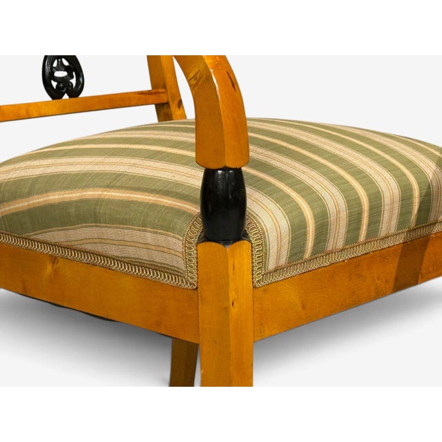 Neoclassical, Ten Dining Chairs, Ebonized Wood, Beech, Austria, 1970s For Sale - Image 11 of 15