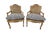French Provincial Stunning French Louis XV / Provencial Style Caned Armchairs - A Pair For Sale - Image 3 of 10