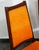 Mid Century Modern Dining Chairs Set 8 Armchairs Orange Solid Walnut MCM Captain For Sale - Image 9 of 12