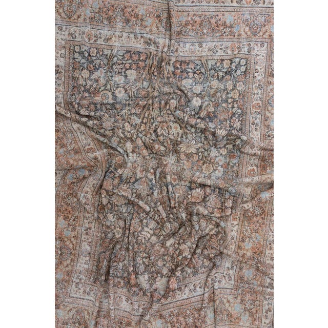 Rustic Antique Zabihi Collection Persian Doroksh Rug - 9'10" x 14'4" For Sale - Image 3 of 9