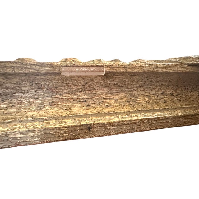 Vintage Mid Century/ Regency Original Society Oil Portrait on Canvas of Socialite Doris Campbell by Listed Artist Victor Lallier in Gilt Wood Frame For Sale - Image 10 of 10