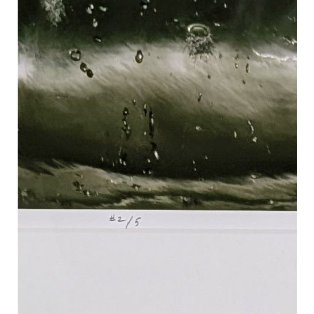 "Wave #7455" #2 of 5, Archival Pigment Print by Bill Dewey, Framed For Sale - Image 4 of 5