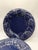 Transitional Bordallo Pinheiro, Portugal Cobalt Blue Grapevine Collection Luncheon Plate, Set of 2 For Sale - Image 3 of 8