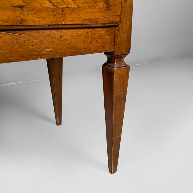 Italian Directoire Style Chest of Drawers in Wood, 1930s For Sale - Image 16 of 18