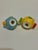 Art Deco Vintage Ceramic Whimsical Bubble Fish Salt and Pepper Shakers For Sale - Image 3 of 7