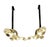 For you to consider are a pair of 1920s French Neoclassical solid brass decorative fireplace andirons with iron log...