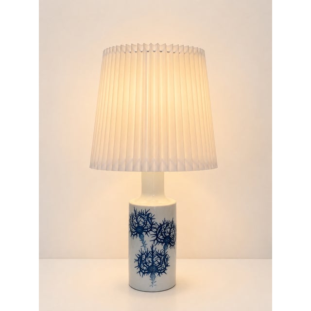 Thistle Table Lamp by Kaj Lange for Royal Copenhagen and Fog & Mørup, 1960s For Sale - Image 12 of 12