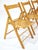 Vintage Vienna Straw and Wood Folding Chairs, Italy, 1970s, Set of 4 For Sale - Image 15 of 18