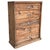 19th Century Spanish Unfinished Pine "Mobila" Tall Chest of Five Drawers For Sale - Image 15 of 18