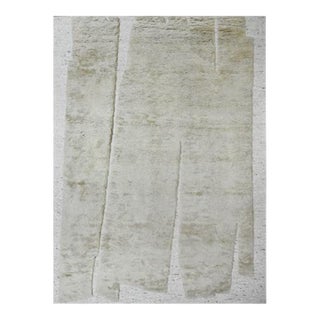 Handmade Wool Pile Modern Design Rug. 9' 00" X 11' 10" For Sale