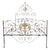 Large Black and Golden Iron & Bronze Full Bed, Early 19th Century For Sale
