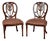 Vintage Pair Wheel Back Side Chairs by Ardley Hall For Sale