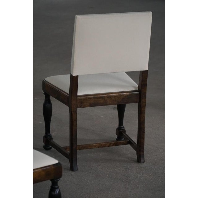 Swedish Grace Dining Chairs in Birch, 1920s, Set of 6 For Sale - Image 6 of 18