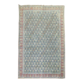 Denim Blue Antique Persian Joshegan Rug, Early 20th Century For Sale