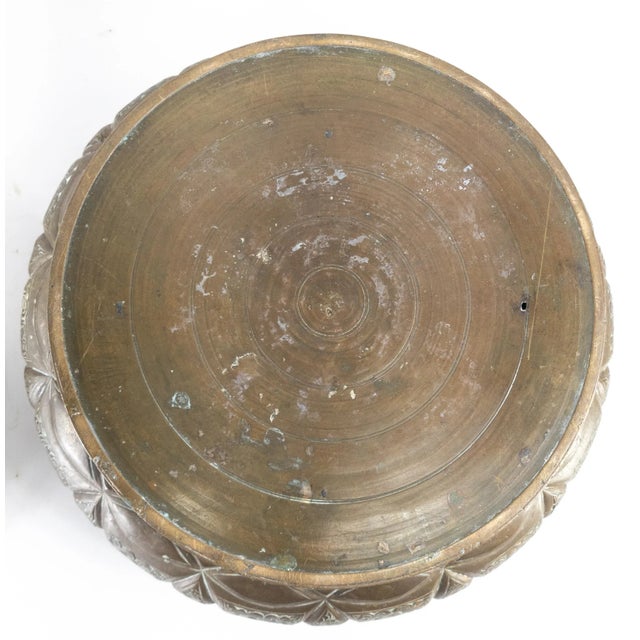 19th Century or Earlier Middle Eastern Turkish or Persian Bronze Base or Stand For Sale - Image 12 of 13