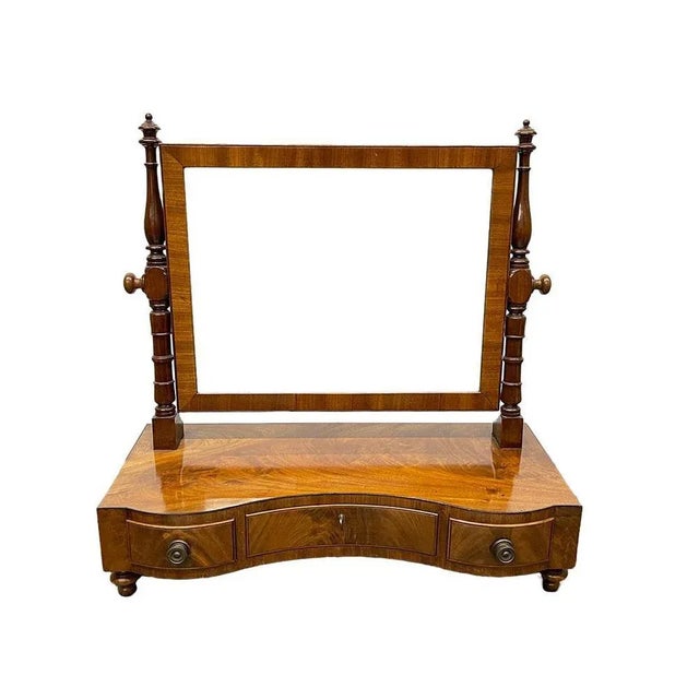 19th Century Scottish Dressing Table with Mirror by Jack, Paterson & Co. For Sale - Image 3 of 9