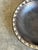 Brown Plate Bowl With White Rim and Carved Pattern Denmark Mid-Century Modern 1960s For Sale - Image 8 of 10