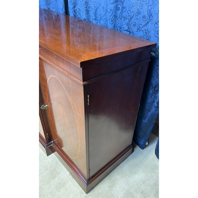 Brown 1990s Baker Historic Charleston Adaptation Sideboard For Sale - Image 8 of 14