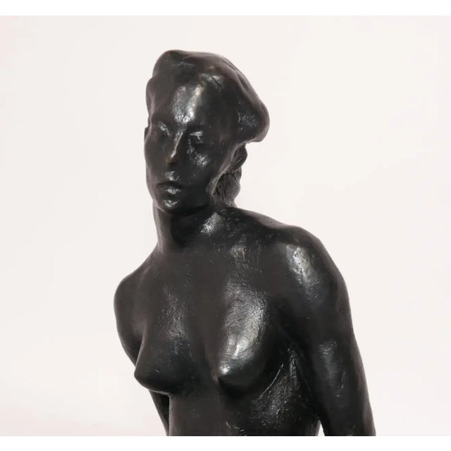 Mid-Century Modern Vintage Ettore Greco Bronze Sculpture For Sale - Image 3 of 10