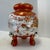 Ceramic Japanese Kutani Three-Footed Ginger Jar With Lid For Sale - Image 7 of 11