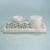 Contemporary Baltic MultiServe White Alabaster Bowls, Set of 2, 3" For Sale - Image 3 of 3