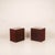Brutalist Mid-Century Gaetano Padouk Wood Nightstands by Luciano Frigerio for Frigerio, 1970s, Set of 2 For Sale - Image 3 of 18