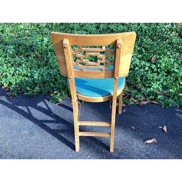 Stakmore Midcentury Modern Maple Folding Chairs Set of 4 Chairish