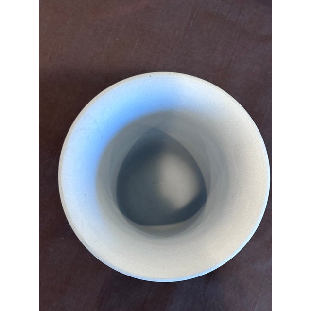 Mid 20th Century Wedgwood Portland Blue Jasperware Vase With Classical Relief, England For Sale - Image 11 of 13