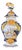 18th Century Dutch Delft Polychrome Covered Pot with Bird Finial, 1760 For Sale