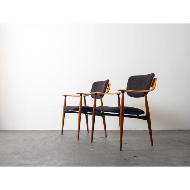 Vintage Armchairs by Hagafors, 1960s, Set of 2, in Restored conditions. Designed 1960 to 1969 This piece is attributed to...