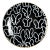 Belle Butterflies Dinner Plate, Black For Sale