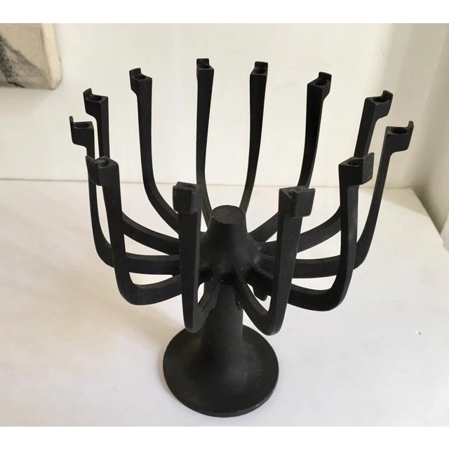 1960s Danish Candleholders by Gunnar Cyren for Dansk, 1960, Set of 3 For Sale - Image 5 of 10