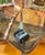 Outsider Folk Copper Art Garden Indoor Water Fountain W/ Live Edge Log For Sale - Image 11 of 12